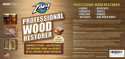 Megabrite ZAP! Wood Restorer 32oz.